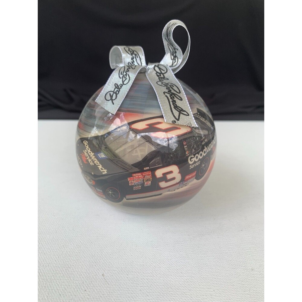 Trevco Nascar Dale Earnhardt  #3 Large Bulb Christmas Ornament Decoupage